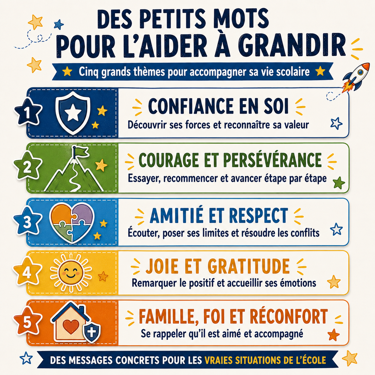 187 cartes des Petits mots de maman pour garçon à imprimer  pour la boîte à lunch – Confiance, école, émotions et foi – PDF français